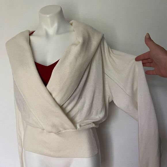 Reiss Wrap Front cardigan sweater - Picture 11 of 11